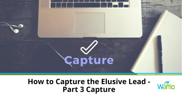 How to Capture the Elusive Lead - Part 3 Capture  